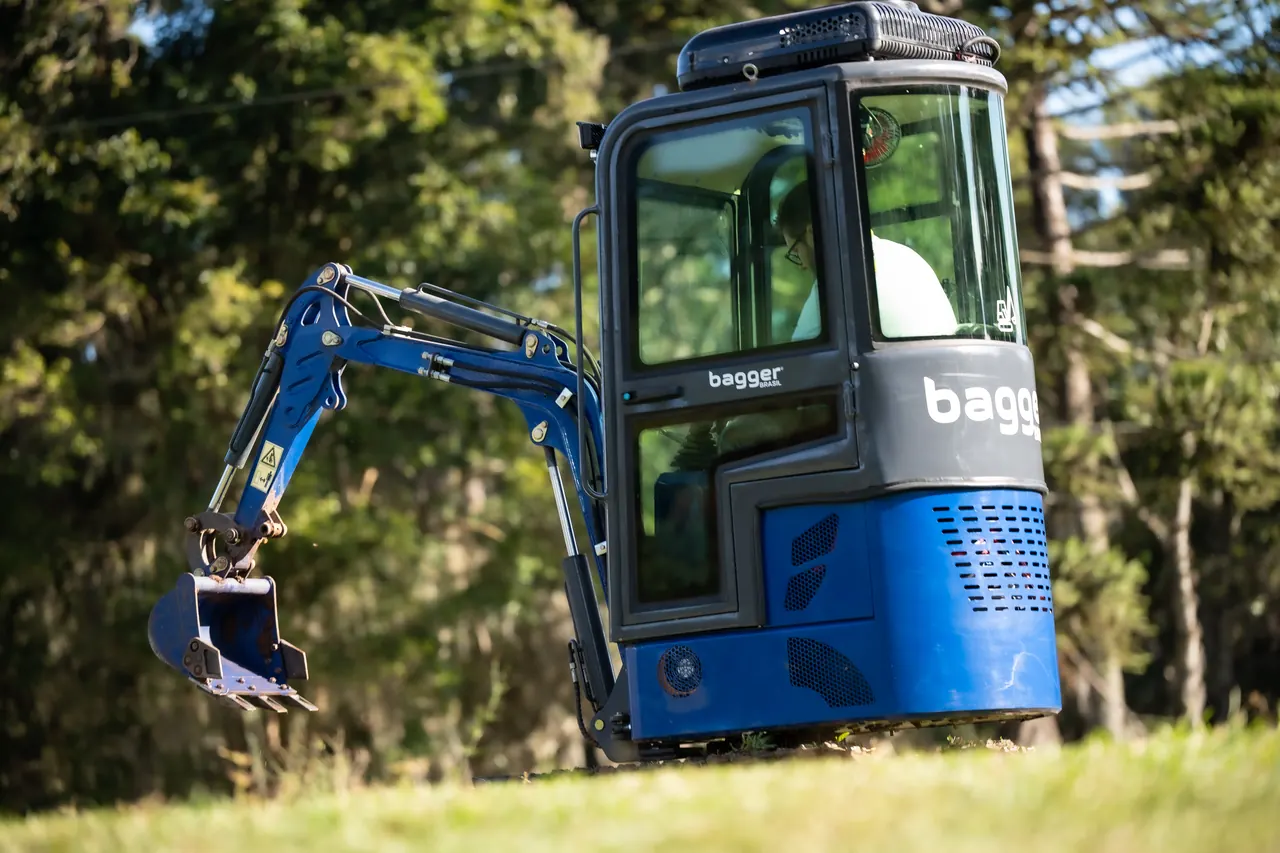 Mini Escavadeira Elétrica ME15, máquina elétrica Bagger